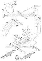 PLASTIQUES pour KTM 50 SX PRO SENIOR de 1998