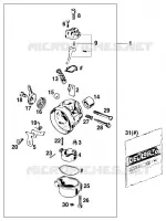 CARBURATEUR pour KTM 50 SX PRO SENIOR de 1999