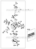 CARBURATEUR pour KTM 50 SX PRO JUNIOR de 1999