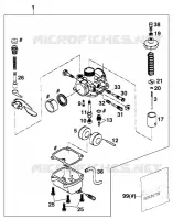 CARBURATEUR pour KTM 50 SX PRO JUNIOR de 1999