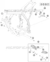 CADRE pour KTM 50 SX de 2011