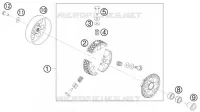 EMBRAYAGE pour KTM 50 SX de 2011