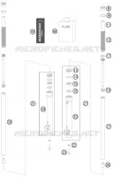 FOURCHE (PIECES) pour KTM 50 SX de 2011