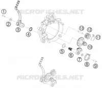 KICK pour KTM 50 SX de 2011