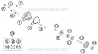 POMPE A EAU pour KTM 50 SX de 2011