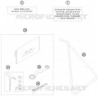 TROUSSE A OUTILS / MANUELS / OPTIONS pour KTM 50 SX de 2011