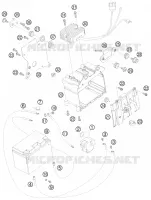 BATTERIE pour KTM 990 SUPER DUKE R de 2009