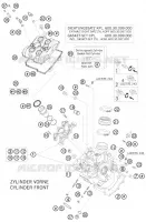 CULASSE AVANT pour KTM 990 SUPER DUKE R de 2009