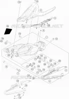 BRAS OSCILLANT  pour KTM 1290 SUPER DUKE GT BLACK de 2020
