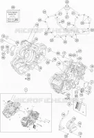 CARTER MOTEUR pour KTM 1290 SUPER DUKE GT BLACK de 2020