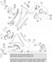 DISTRIBUTION pour KTM 1290 SUPER DUKE GT BLACK de 2020