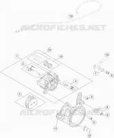 ETRIER DE FREIN AR pour KTM 1290 SUPER DUKE GT BLACK de 2020