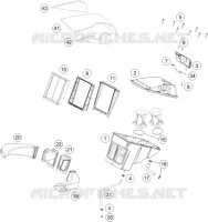 FILTRE A AIR pour KTM 1290 SUPER DUKE GT BLACK de 2020