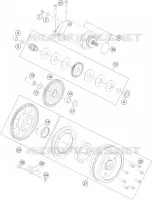 DEMARREUR ELECTRIQUE pour KTM 1290 SUPER DUKE GT BLACK de 2020