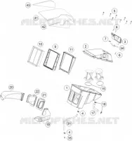 FILTRE A AIR pour KTM 1290 SUPER DUKE GT BLACK de 2020