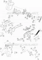 PLASTIQUES pour KTM 1290 SUPER DUKE GT BLACK de 2020