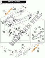 BRAS OSCILLANT  pour KTM 990 SUPER DUKE R de 2008