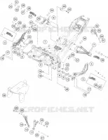 CADRE pour KTM RC 390 BLACK de 2019