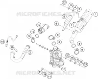 ECHAPPEMENT pour KTM RC 390 BLACK de 2019