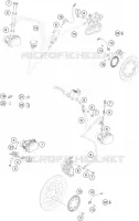 SYSTEME DE FREIN ABS pour KTM RC 390 BLACK de 2019