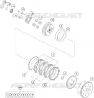 EMBRAYAGE pour KTM RC 125 GREY de 2020