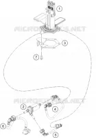 POMPE A ESSENCE pour KTM RC 125 GREY de 2020