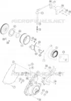 ALLUMAGE pour KTM 390 DUKE ORANGE de 2019