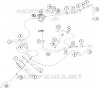 EVAPORATIVE CANISTER pour KTM 390 DUKE ORANGE de 2019