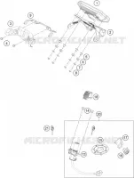 CONTACTEUR A CLE pour KTM 390 DUKE WHITE - CKD de 2019
