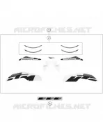 AUTOCOLLANTS pour KTM 250 DUKE WHITE de 2019