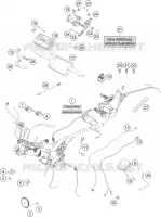 FAISCEAU ELECTRIQUE pour KTM 250 DUKE WHITE de 2019