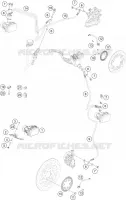 SYSTEME DE FREIN ABS pour KTM 250 DUKE WHITE de 2019