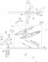 BRAS OSCILLANT  pour KTM 125 DUKE WHITE de 2020