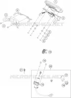 CONTACTEUR A CLE pour KTM 125 DUKE WHITE de 2020