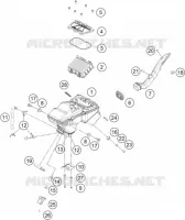 FILTRE A AIR pour KTM 125 DUKE WHITE de 2020