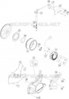 ALLUMAGE pour KTM 125 DUKE ORANGE de 2020