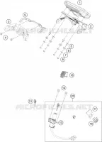 CONTACTEUR A CLE pour KTM 125 DUKE ORANGE de 2020