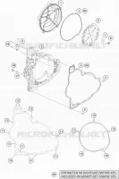 CARTER EMBRAYAGE pour KTM 1290 SUPER ADVENTURE R TKC de 2020