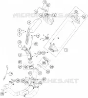 ECHAPPEMENT pour KTM 1290 SUPER ADVENTURE R TKC de 2020