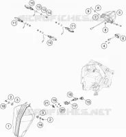 PHARE / FEU ARRIERE pour KTM 1290 SUPER ADVENTURE R TKC de 2020