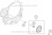 ARBRE D'EQUILIBRAGE pour KTM 450 XC-F de 2020