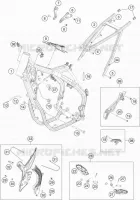 CADRE pour KTM 450 XC-F de 2020