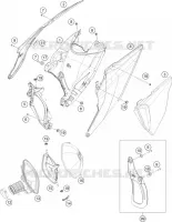 FILTRE A AIR pour KTM 450 XC-F de 2020