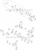 MECANISME DE SELECTION DE VITESSES pour KTM 450 XC-F de 2020