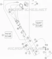 POMPE A ESSENCE pour KTM 450 XC-F de 2020