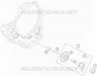 ARBRE D'EQUILIBRAGE pour KTM 350 XCF-W de 2020