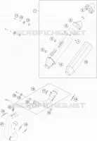 ECHAPPEMENT pour KTM 350 XCF-W de 2020