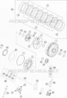 EMBRAYAGE pour KTM 350 XCF-W de 2020