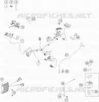 FAISCEAU ELECTRIQUE pour KTM 350 XCF-W de 2020