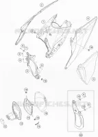 FILTRE A AIR pour KTM 350 XCF-W de 2020